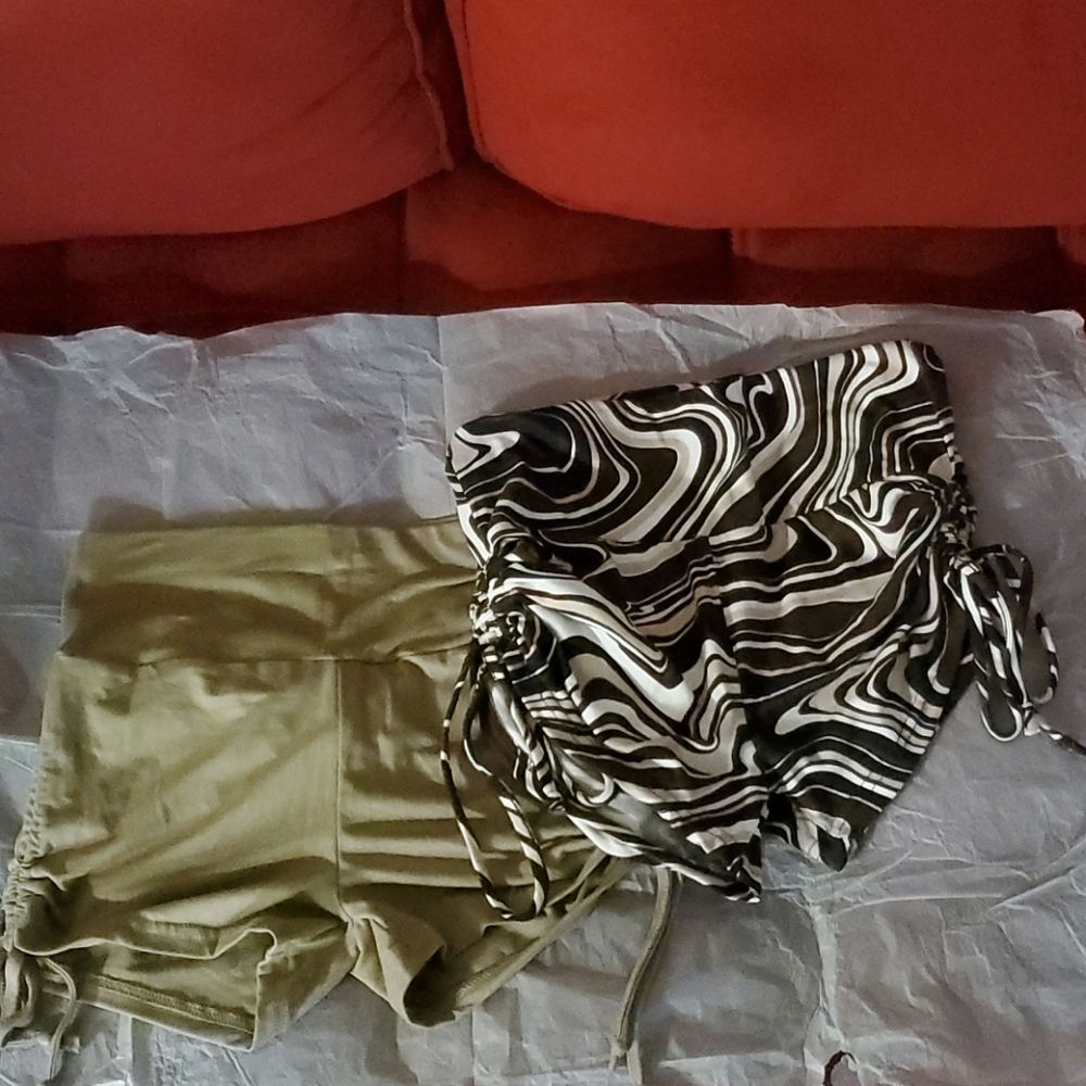 A Pair of ShoSho string shorts AS